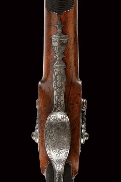 Bellissima e rara doppietta a luminello di Johannes Hofer  - Asta Rare Armi Antiche e Armature da Tutto il Mondo - Associazione Nazionale - Case d'Asta italiane