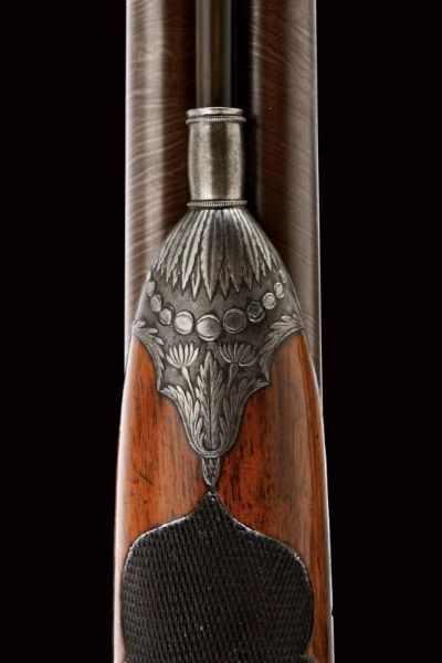 Bellissima e rara doppietta a luminello di Johannes Hofer  - Asta Rare Armi Antiche e Armature da Tutto il Mondo - Associazione Nazionale - Case d'Asta italiane