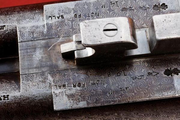 Fine doppietta a retrocarica di Stephen Grant, in cassetta  - Asta Rare Armi Antiche e Armature da Tutto il Mondo - Associazione Nazionale - Case d'Asta italiane