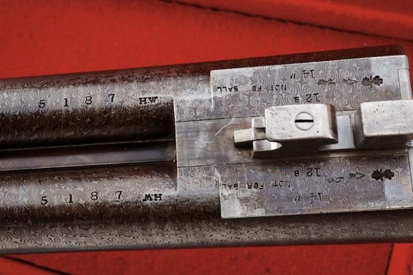 Fine doppietta a retrocarica di Stephen Grant, in cassetta  - Asta Rare Armi Antiche e Armature da Tutto il Mondo - Associazione Nazionale - Case d'Asta italiane