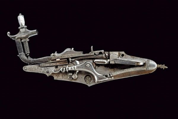 Fine pistola a ruota attribuita a Giovan Antonio Gavacciolo  - Asta Rare Armi Antiche e Armature da Tutto il Mondo - Associazione Nazionale - Case d'Asta italiane