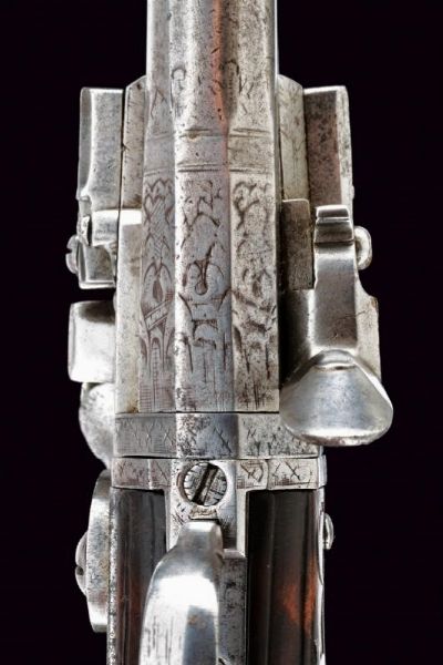 Rara pistola Wender a pietra focaia, da viaggio  - Asta Rare Armi Antiche e Armature da Tutto il Mondo - Associazione Nazionale - Case d'Asta italiane