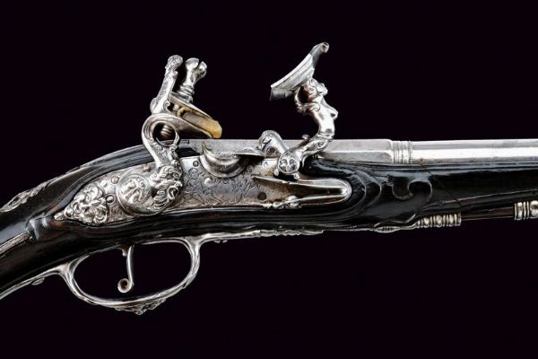 Bellissima pistola alla fiorentina de Il Pacini  - Asta Rare Armi Antiche e Armature da Tutto il Mondo - Associazione Nazionale - Case d'Asta italiane