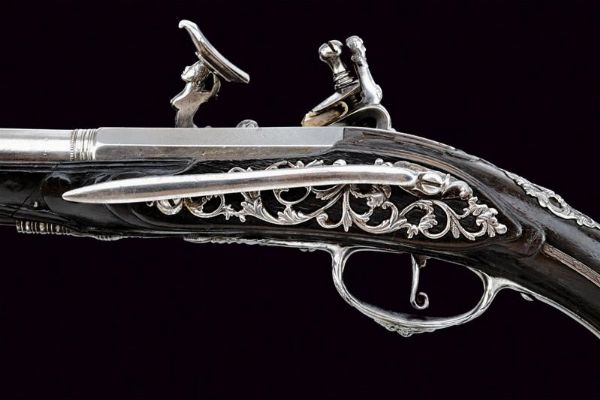 Bellissima pistola alla fiorentina de Il Pacini  - Asta Rare Armi Antiche e Armature da Tutto il Mondo - Associazione Nazionale - Case d'Asta italiane