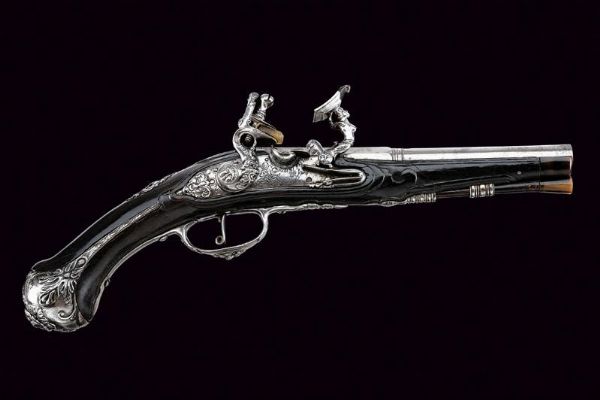 Bellissima pistola alla fiorentina de Il Pacini  - Asta Rare Armi Antiche e Armature da Tutto il Mondo - Associazione Nazionale - Case d'Asta italiane