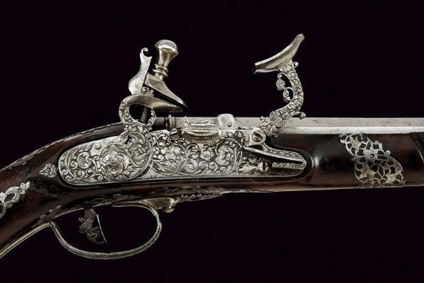 Bellissimo pistoletto alla fiorentina  - Asta Rare Armi Antiche e Armature da Tutto il Mondo - Associazione Nazionale - Case d'Asta italiane