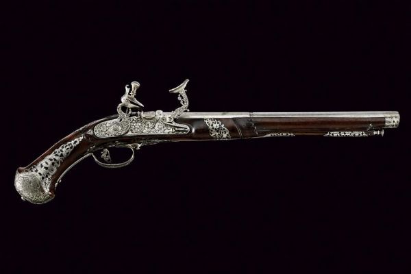Bellissimo pistoletto alla fiorentina  - Asta Rare Armi Antiche e Armature da Tutto il Mondo - Associazione Nazionale - Case d'Asta italiane