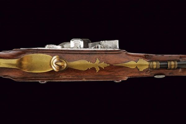 Elegante paio di pistole alla fiorentina da viaggio de Il Corsini  - Asta Rare Armi Antiche e Armature da Tutto il Mondo - Associazione Nazionale - Case d'Asta italiane