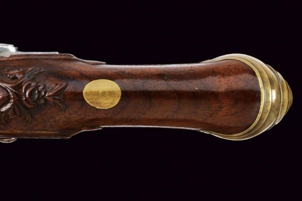 Elegante paio di pistole alla fiorentina da viaggio de Il Corsini  - Asta Rare Armi Antiche e Armature da Tutto il Mondo - Associazione Nazionale - Case d'Asta italiane