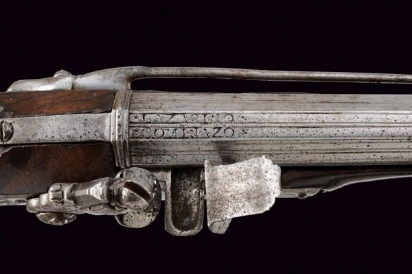 Bellissimo paio di pistole a pietra focaia  - Asta Rare Armi Antiche e Armature da Tutto il Mondo - Associazione Nazionale - Case d'Asta italiane