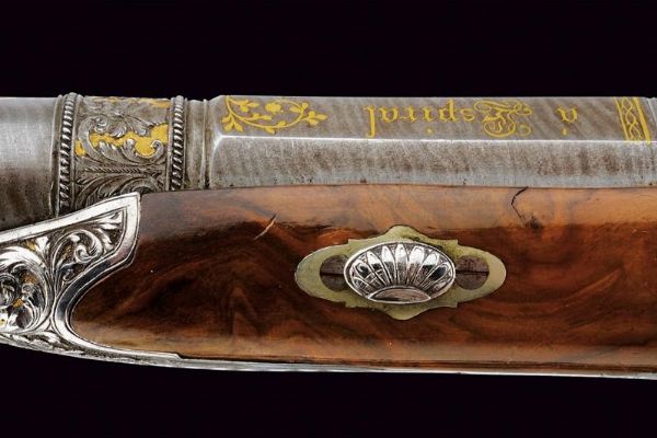 Straordinario paio di pistole a luminello di Arana  - Asta Rare Armi Antiche e Armature da Tutto il Mondo - Associazione Nazionale - Case d'Asta italiane