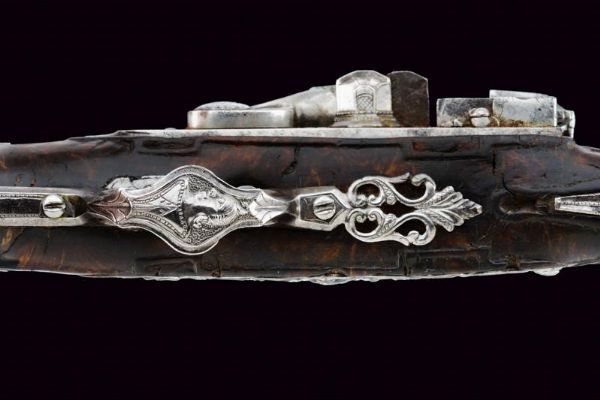 Deliziosa pistola da viaggio alla fiorentina firmata Domenico Guardiani  - Asta Rare Armi Antiche e Armature da Tutto il Mondo - Associazione Nazionale - Case d'Asta italiane