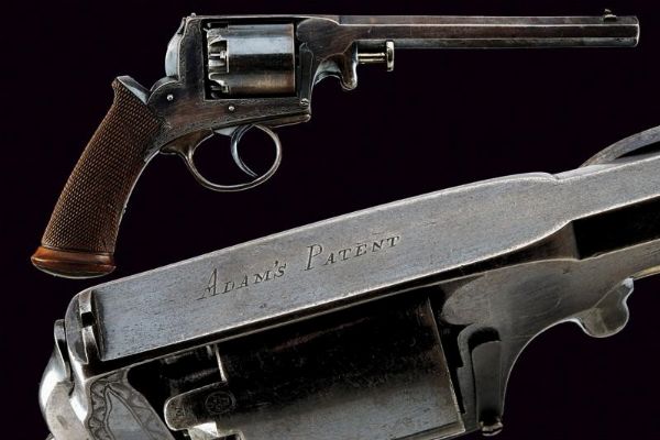 Revolver a luminello brevetto Adams  - Asta Rare Armi Antiche e Armature da Tutto il Mondo - Associazione Nazionale - Case d'Asta italiane