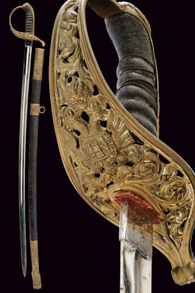 Sciabola da ufficiale  - Asta Rare Armi Antiche e Armature da Tutto il Mondo - Associazione Nazionale - Case d'Asta italiane