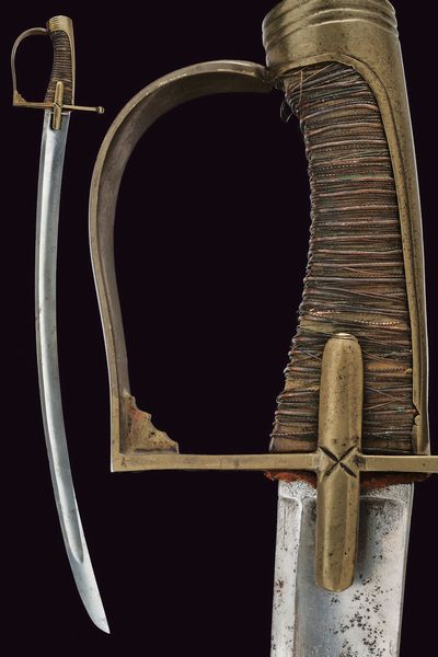 Sciabola da ufficiale degli ussari  - Asta Rare Armi Antiche e Armature da Tutto il Mondo - Associazione Nazionale - Case d'Asta italiane