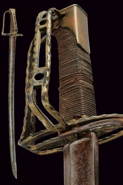 Sciabola a elsa tornante  - Asta Rare Armi Antiche e Armature da Tutto il Mondo - Associazione Nazionale - Case d'Asta italiane