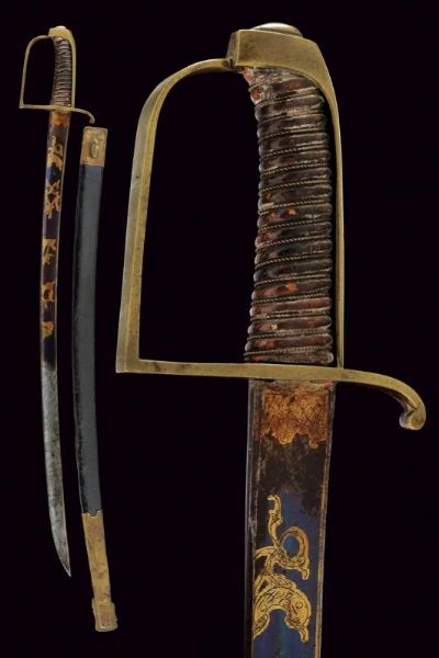 Sabro da ufficiale di fanteria  - Asta Rare Armi Antiche e Armature da Tutto il Mondo - Associazione Nazionale - Case d'Asta italiane