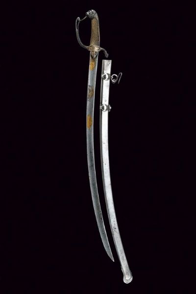 Sciabola da ufficiale con fornimenti in argento  - Asta Rare Armi Antiche e Armature da Tutto il Mondo - Associazione Nazionale - Case d'Asta italiane