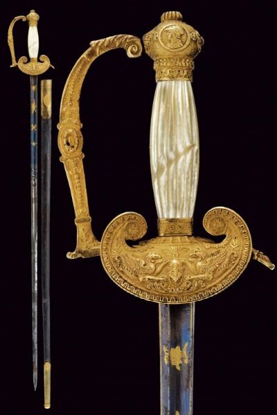 Spada da ufficiale di Stato Maggiore  - Asta Rare Armi Antiche e Armature da Tutto il Mondo - Associazione Nazionale - Case d'Asta italiane