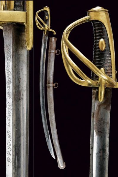 Interessante sciabola mod. AN XI da cavalleria  - Asta Rare Armi Antiche e Armature da Tutto il Mondo - Associazione Nazionale - Case d'Asta italiane