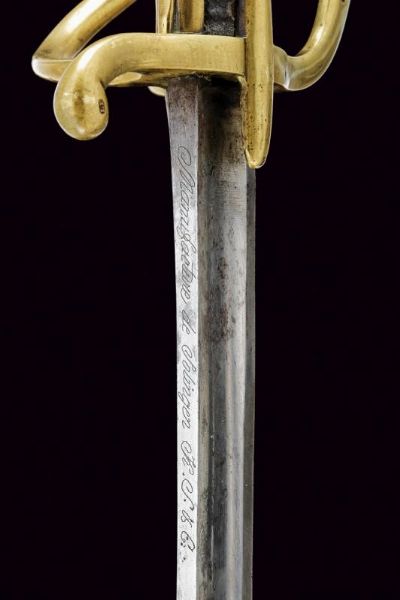 Interessante sciabola mod. AN XI da cavalleria  - Asta Rare Armi Antiche e Armature da Tutto il Mondo - Associazione Nazionale - Case d'Asta italiane