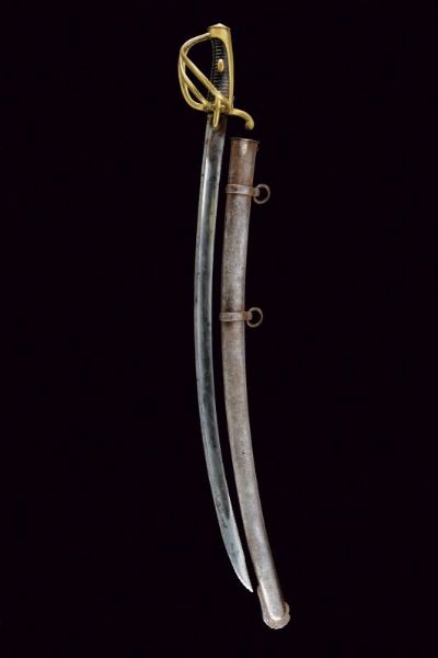 Interessante sciabola mod. AN XI da cavalleria  - Asta Rare Armi Antiche e Armature da Tutto il Mondo - Associazione Nazionale - Case d'Asta italiane