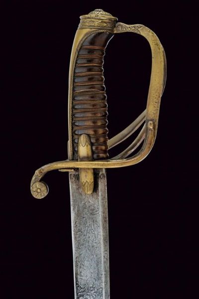 Sciabola da ufficiale superiore adottata nel 1829  - Asta Rare Armi Antiche e Armature da Tutto il Mondo - Associazione Nazionale - Case d'Asta italiane