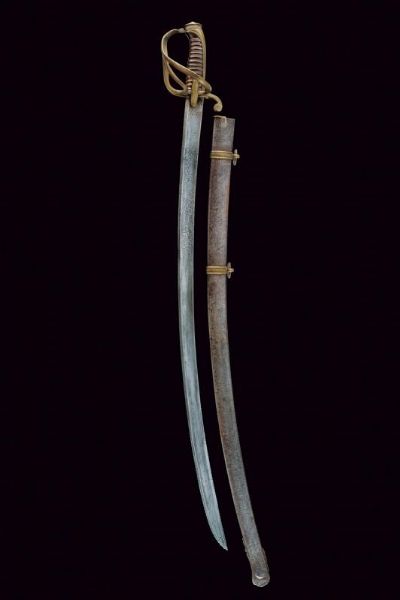 Sciabola da ufficiale superiore adottata nel 1829  - Asta Rare Armi Antiche e Armature da Tutto il Mondo - Associazione Nazionale - Case d'Asta italiane