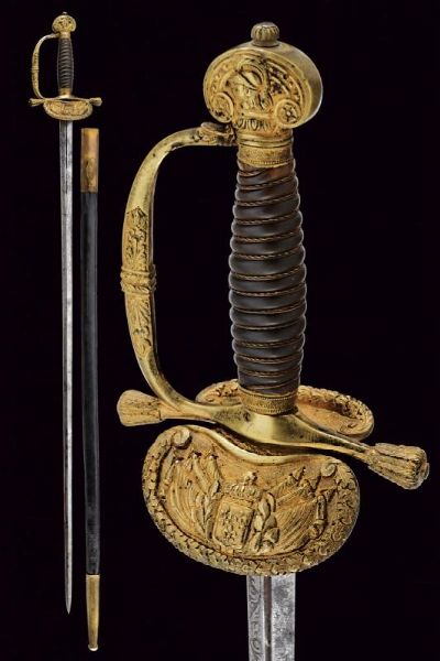 Spada da generale  - Asta Rare Armi Antiche e Armature da Tutto il Mondo - Associazione Nazionale - Case d'Asta italiane