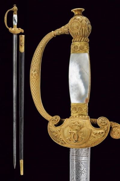 Spada da ufficiale  - Asta Rare Armi Antiche e Armature da Tutto il Mondo - Associazione Nazionale - Case d'Asta italiane