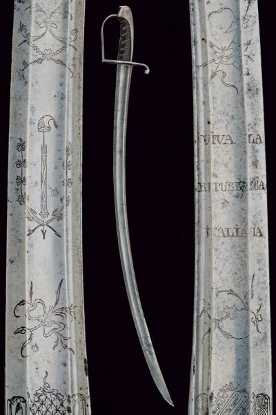 Rarissima sciabola da ufficiale  - Asta Rare Armi Antiche e Armature da Tutto il Mondo - Associazione Nazionale - Case d'Asta italiane