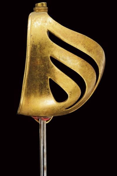 Sciabola da ufficiale della Guardia Nobile, epoca Papa Leone XIII  - Asta Rare Armi Antiche e Armature da Tutto il Mondo - Associazione Nazionale - Case d'Asta italiane