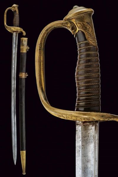 Sciabola da volontari pontifici  - Asta Rare Armi Antiche e Armature da Tutto il Mondo - Associazione Nazionale - Case d'Asta italiane