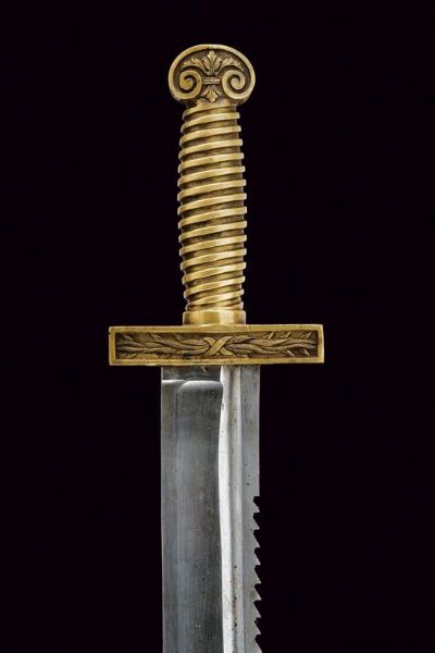 Rarissima daga da pionieri con dorso a sega  - Asta Rare Armi Antiche e Armature da Tutto il Mondo - Associazione Nazionale - Case d'Asta italiane