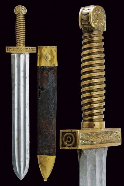 Rara daga di Paolo Landi  - Asta Rare Armi Antiche e Armature da Tutto il Mondo - Associazione Nazionale - Case d'Asta italiane