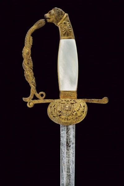 Spadino da funzionario  - Asta Rare Armi Antiche e Armature da Tutto il Mondo - Associazione Nazionale - Case d'Asta italiane