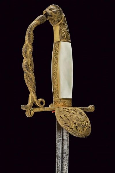 Spadino da funzionario  - Asta Rare Armi Antiche e Armature da Tutto il Mondo - Associazione Nazionale - Case d'Asta italiane