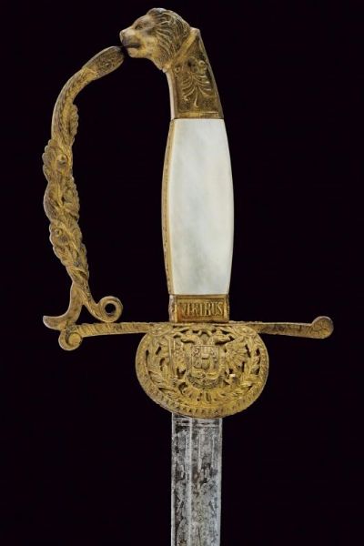 Spadino da funzionario  - Asta Rare Armi Antiche e Armature da Tutto il Mondo - Associazione Nazionale - Case d'Asta italiane