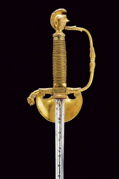 Spadino da funzionario  - Asta Rare Armi Antiche e Armature da Tutto il Mondo - Associazione Nazionale - Case d'Asta italiane