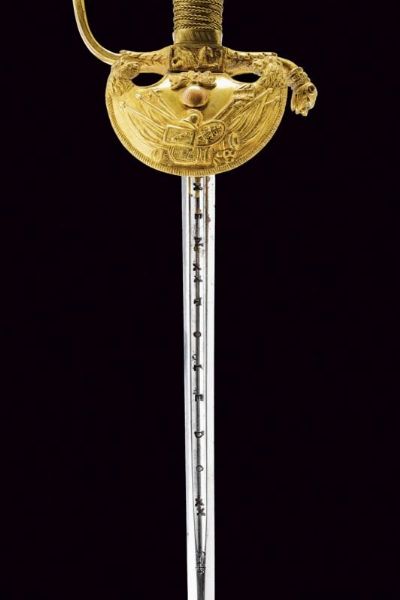 Spadino da funzionario  - Asta Rare Armi Antiche e Armature da Tutto il Mondo - Associazione Nazionale - Case d'Asta italiane