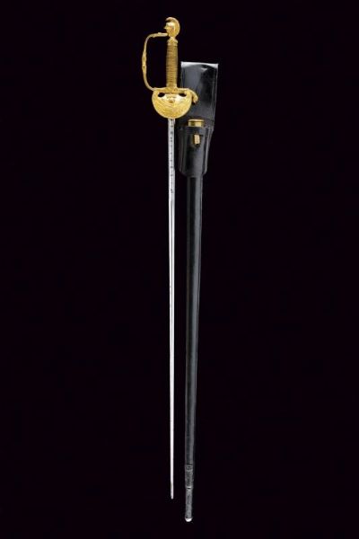 Spadino da funzionario  - Asta Rare Armi Antiche e Armature da Tutto il Mondo - Associazione Nazionale - Case d'Asta italiane