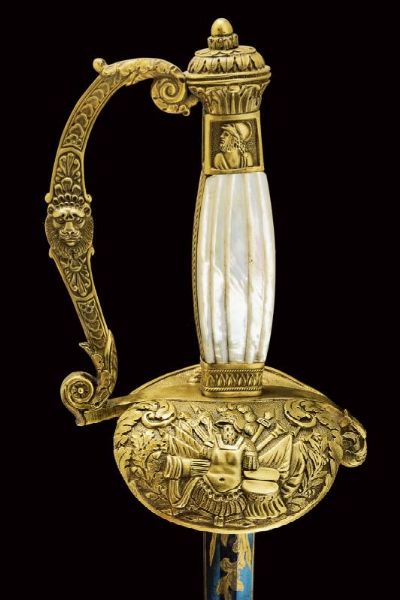 Bellissimo spadino da generale per tenuta di citt  - Asta Rare Armi Antiche e Armature da Tutto il Mondo - Associazione Nazionale - Case d'Asta italiane