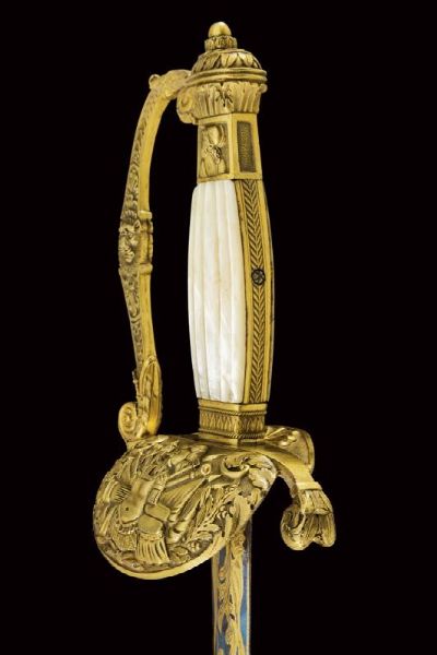 Bellissimo spadino da generale per tenuta di citt  - Asta Rare Armi Antiche e Armature da Tutto il Mondo - Associazione Nazionale - Case d'Asta italiane