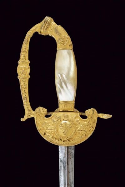 Spadino da ufficiale superiore  - Asta Rare Armi Antiche e Armature da Tutto il Mondo - Associazione Nazionale - Case d'Asta italiane