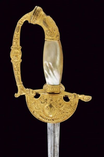 Spadino da ufficiale superiore  - Asta Rare Armi Antiche e Armature da Tutto il Mondo - Associazione Nazionale - Case d'Asta italiane