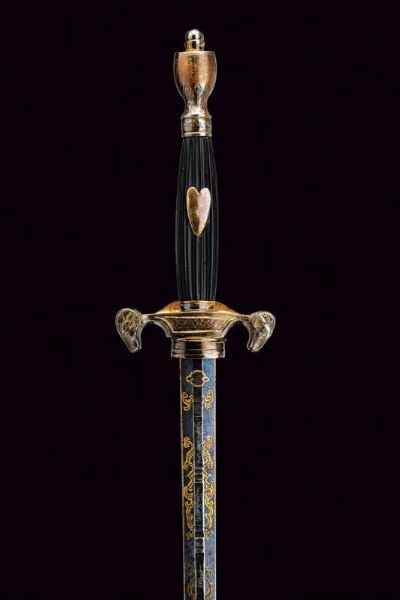 Spadino da alto funzionario  - Asta Rare Armi Antiche e Armature da Tutto il Mondo - Associazione Nazionale - Case d'Asta italiane