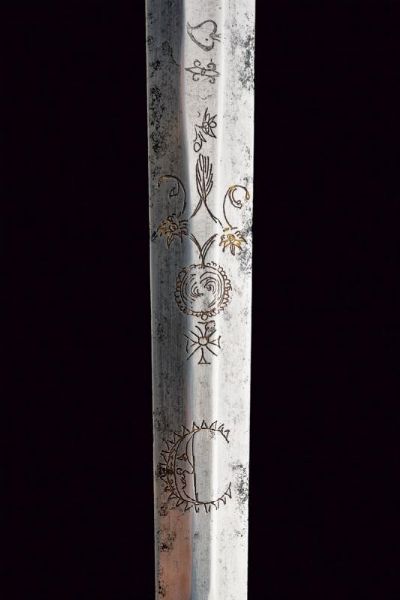 Rara spada da ufficiale  - Asta Rare Armi Antiche e Armature da Tutto il Mondo - Associazione Nazionale - Case d'Asta italiane