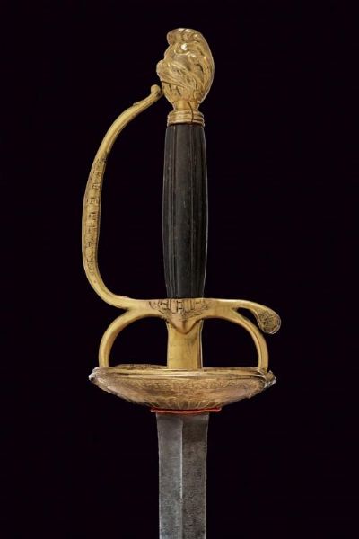 Spadino da ufficiale  - Asta Rare Armi Antiche e Armature da Tutto il Mondo - Associazione Nazionale - Case d'Asta italiane