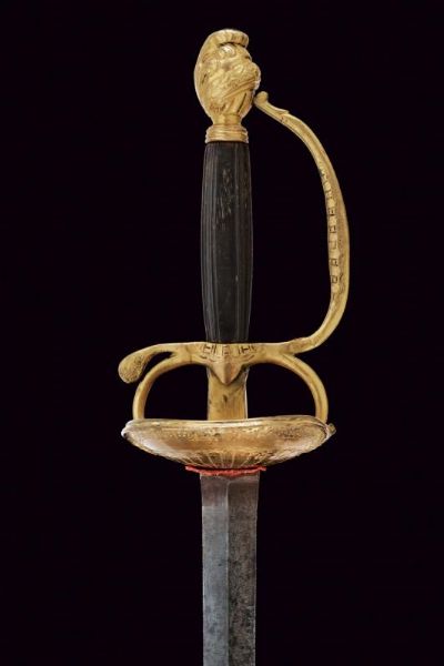 Spadino da ufficiale  - Asta Rare Armi Antiche e Armature da Tutto il Mondo - Associazione Nazionale - Case d'Asta italiane