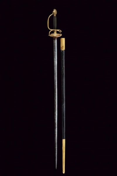 Spadino da ufficiale  - Asta Rare Armi Antiche e Armature da Tutto il Mondo - Associazione Nazionale - Case d'Asta italiane